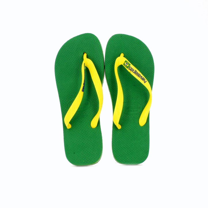 havaianas verdes amarillas bandera brasil - querol online