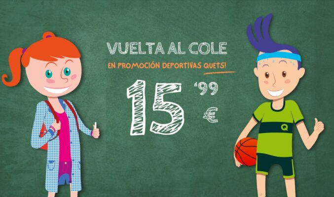 Promoción de vuelta al cole: deportivas Querolets en modelos seleccionados por solo 15,99€, perfectas para niños y niñas que empiezan el nuevo curso.